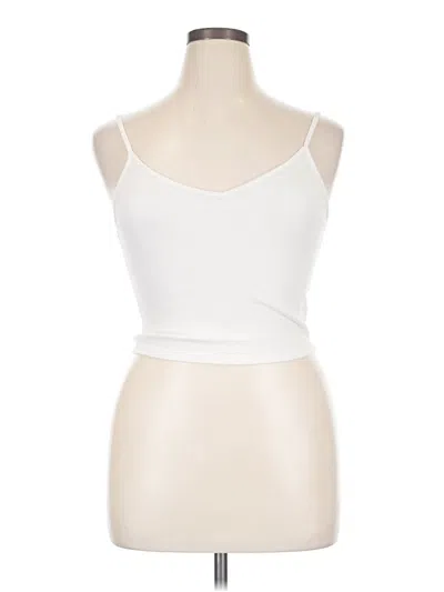 Pre-owned Colsie Tank Top White Strapless Neckline Tops