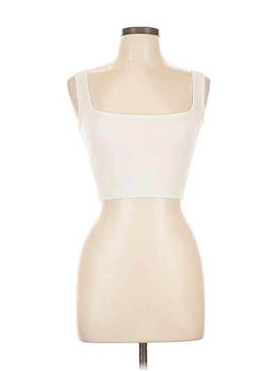 Pre-owned Colsie Tube Top Ivory Strapless Neckline Tops In White