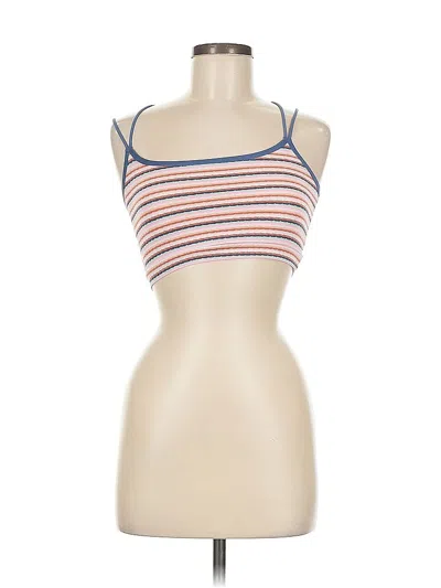 Pre-owned Colsie Tube Top Pink Strapless Neckline Tops