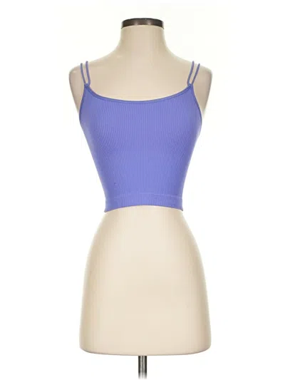 Pre-owned Colsie Tube Top Purple Strapless Neckline Tops