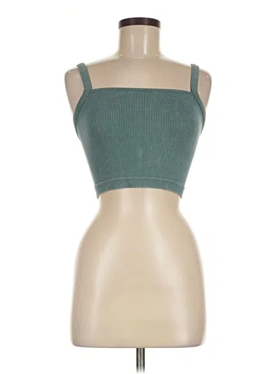 Pre-owned Colsie Tube Top Teal Strapless Neckline Tops