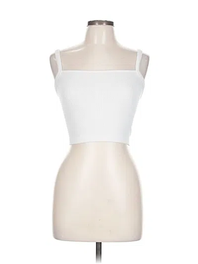 Pre-owned Colsie Tube Top White Strapless Neckline Tops