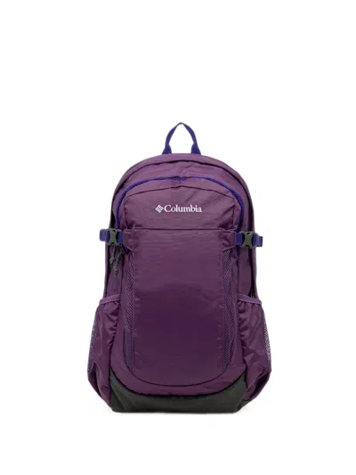 Columbia 25l Castle Crest Logo-print Panelled Backpack In Purple