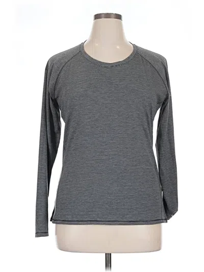 Pre-owned Columbia 3/4 Sleeve T-shirt In Gray
