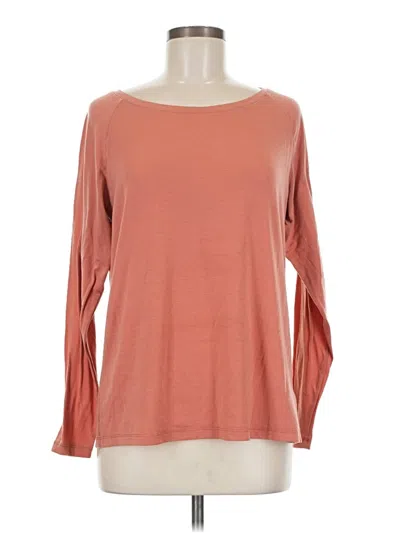 Pre-owned Columbia 3/4 Sleeve T-shirt In Orange