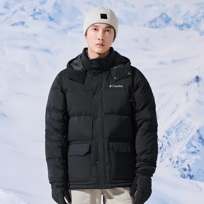 Columbia Landroamer Puffer Jacket In Black