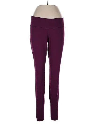 Pre-owned Columbia Active Pants In Burgundy