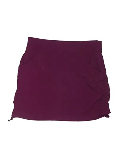 Pre-owned Columbia Active Skort In Burgundy