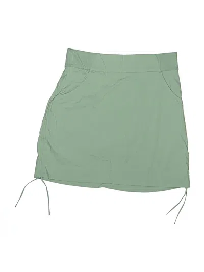 Pre-owned Columbia Active Skort In Green