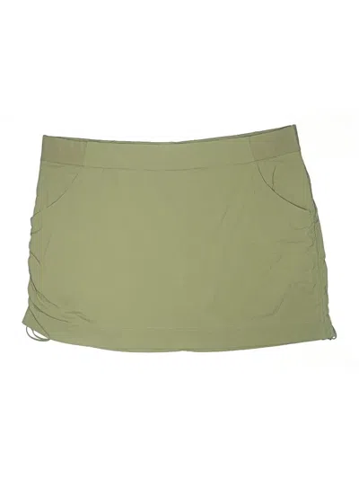 Pre-owned Columbia Active Skort In Green