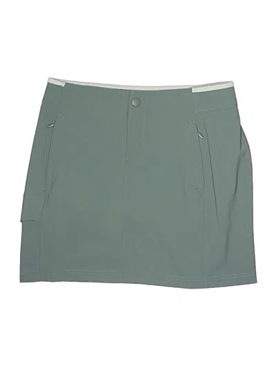 Pre-owned Columbia Active Skort In Green