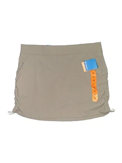 Pre-owned Columbia Active Skort In Tan