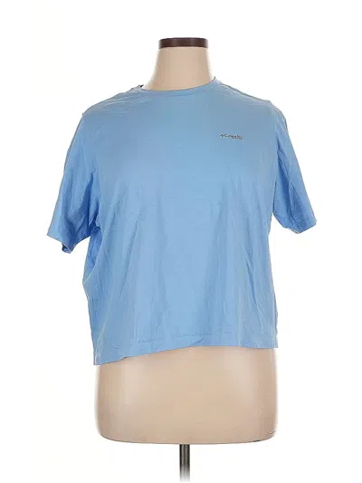 Pre-owned Columbia Active T-shirt In Blue