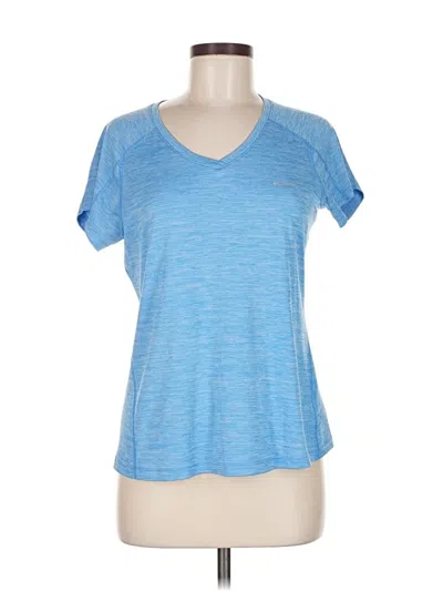 Pre-owned Columbia Active T-shirt In Blue