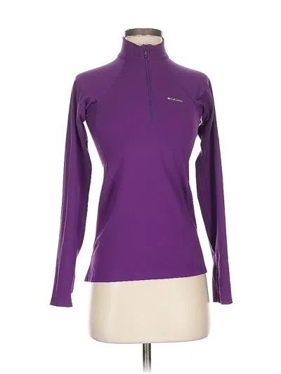 Pre-owned Columbia Active T-shirt In Purple
