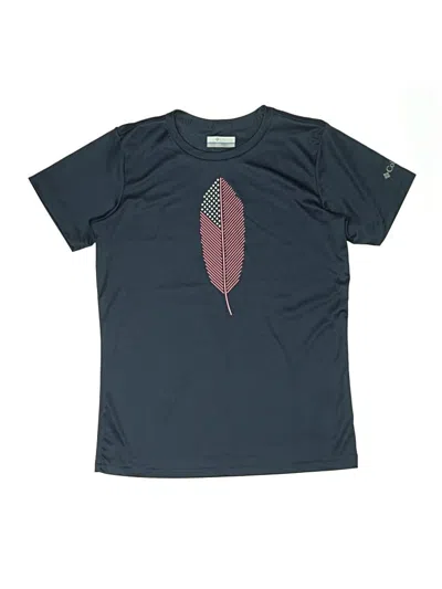 Pre-owned Columbia Kids' Active T-shirt In Blue