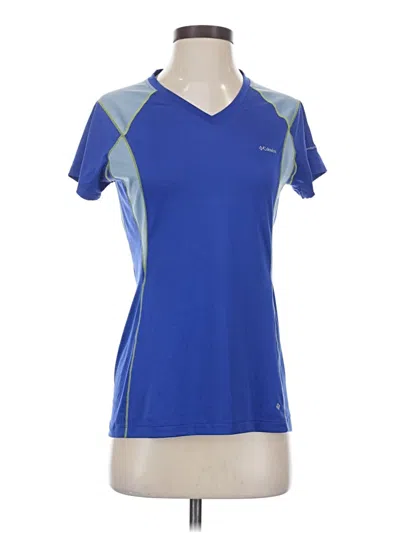Pre-owned Columbia Active T-shirt In Blue