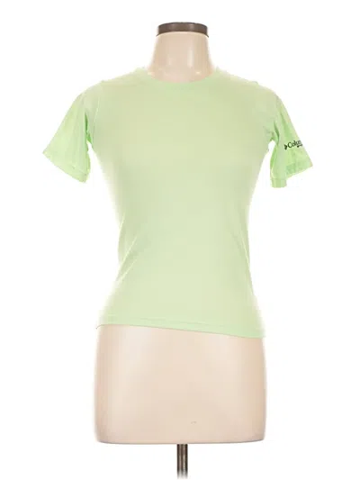 Pre-owned Columbia Active T-shirt In Green