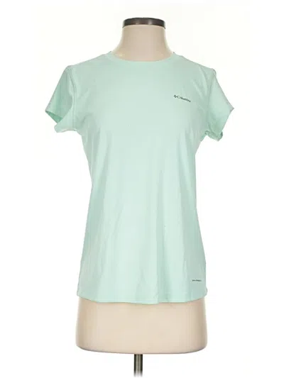 Pre-owned Columbia Active T-shirt In Green