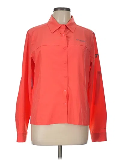Pre-owned Columbia Active T-shirt In Orange