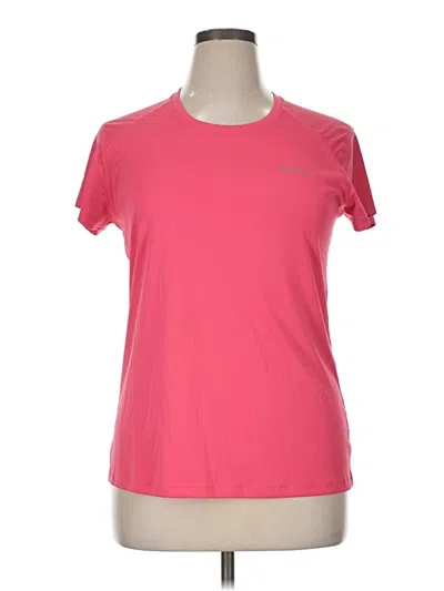Pre-owned Columbia Active T-shirt In Pink