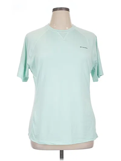 Pre-owned Columbia Active T-shirt In Teal