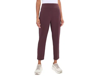 Columbia All Seasons Slim Pull-on Pants Women's Casual Pants Moonvista: Xl L In Burgundy