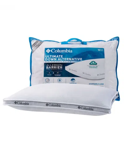 Columbia Allergen Barrier Down Alternative Side Sleeper Pillow, Standard/queen