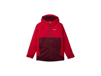 Columbia Alpine Action Iii Jacket (little Kids/big Kids) Boy's Coat Rich Wine Melange/mountain Red : Md (10-1 In Multi