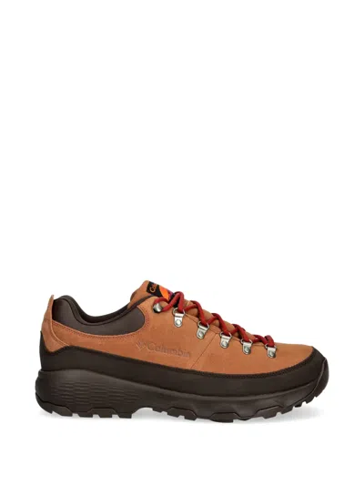 Columbia Alpine Low Panelled Trainers In Brown
