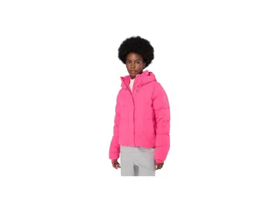 Columbia Amaze Puff Hooded Jacket Women's Coat Nico: Xl In Pink