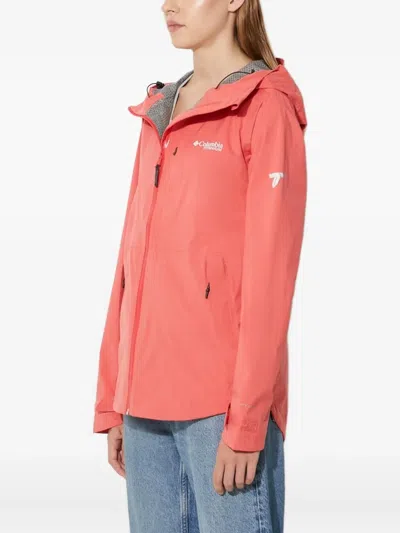 Columbia Ampli-dry™ Hooded Performance Jacket In Pink