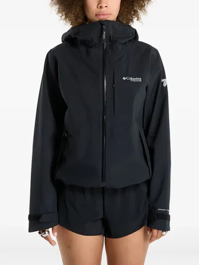 Columbia Ampli-dry Logo-print Jacket In Black