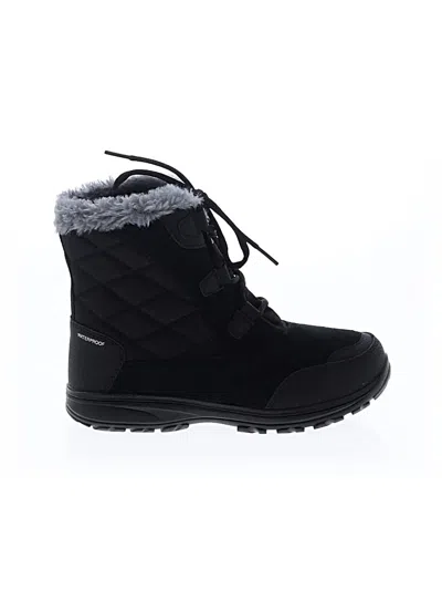 Pre-owned Columbia Ankle Boots In Black