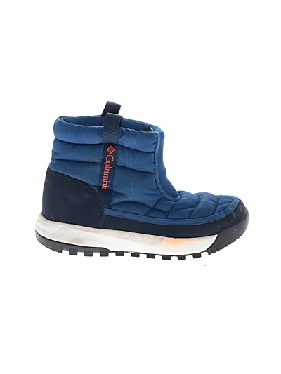 Pre-owned Columbia Ankle Boots In Blue