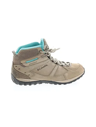Pre-owned Columbia Ankle Boots In Brown