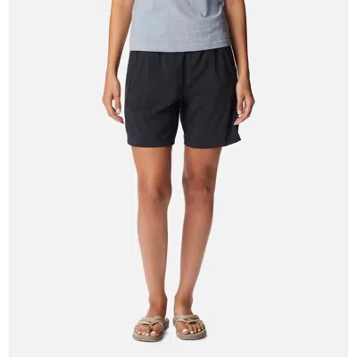 Columbia Anytime Flex Shorts Women's Black Stretch Elastic Waist Gbo3360