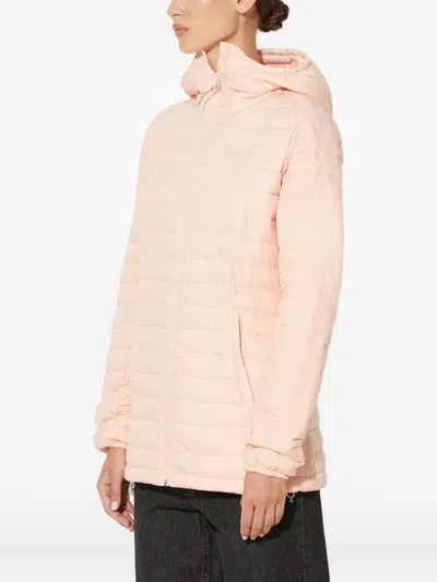 Columbia Arcadia Hooded Quilted Jacket In Gold