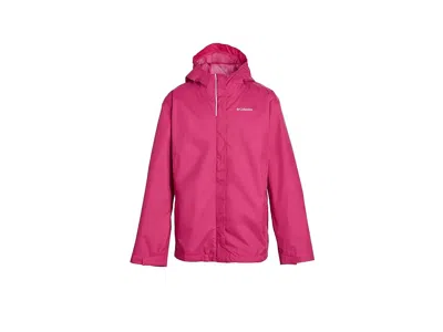 Columbia Arcadia Ii Jacket (little Kid/big Kid) Girl's Coat Guava Pink : Md (10-12 Big Kid), Nylon