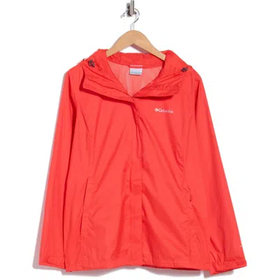 Columbia Arcadia Ii Rain Jacket In Poppy Red