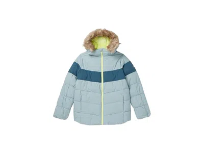 Columbia Arctic Blast Iii Jacket (little Kids/big Kids) Girl's Coat Crushed Blue/everblue : Sm (7-8 Big Kid),