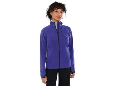Columbia Arctic Crest Ii Hybrid Full Zip Women's Jacket Purple Quartz: Xl, Elastane/nylon In Blue