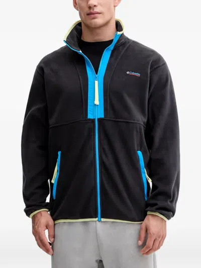 Columbia Backbowl Ii Full-zip Fleece Sweatshirt In Black