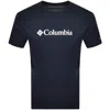 COLUMBIA COLUMBIA BASIC LOGO T SHIRT NAVY