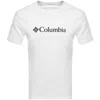 COLUMBIA COLUMBIA BASIC LOGO T SHIRT WHITE