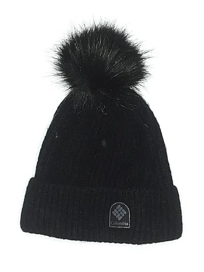Pre-owned Columbia Beanie Hat In Black