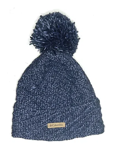 Pre-owned Columbia Beanie Hat In Blue