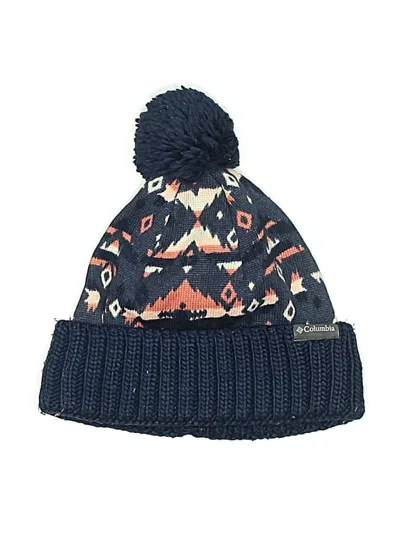 Pre-owned Columbia Beanie Hat In Blue
