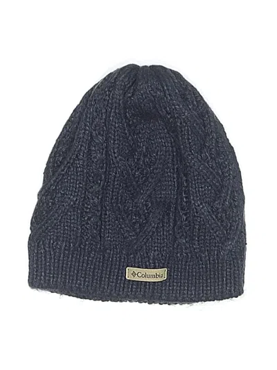 Pre-owned Columbia Beanie Hat In Blue