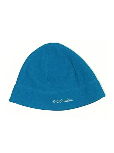 Pre-owned Columbia Beanie Hat In Blue